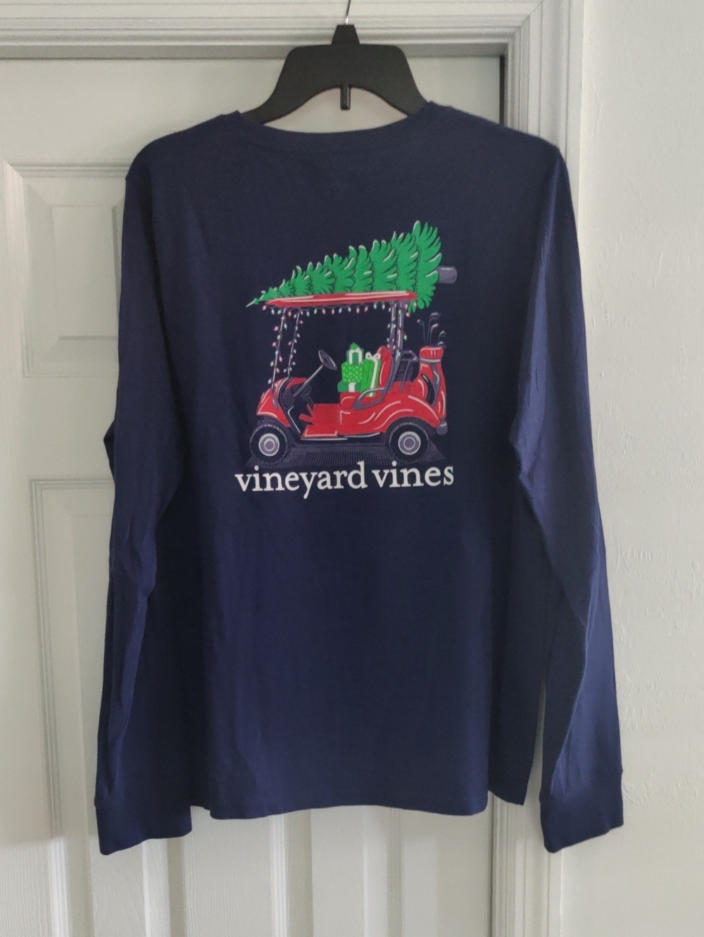 Vineyard Vines Christmas Golf Cart T-shirt
